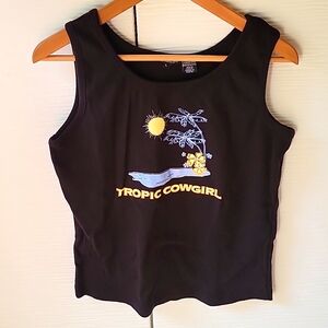 Cute Cow girl Tank Top